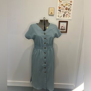 Blue cottage core SHEIN blue dress